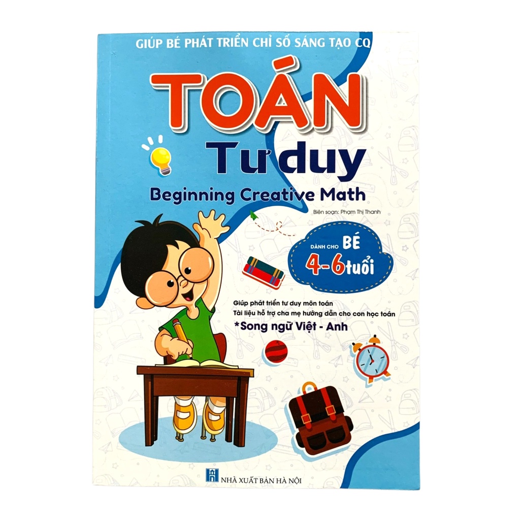 Sách Toán Tư Duy Beginning Creative Math (Dành Cho Bé 4-6 Tuổi Song Ngữ Việt Anh)