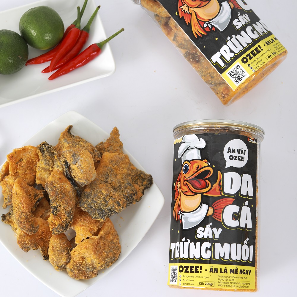 Da cá trứng muối Ozee hộp 200g, Ăn vặt Hà Nội - Ăn là mê ngay | BigBuy360 - bigbuy360.vn