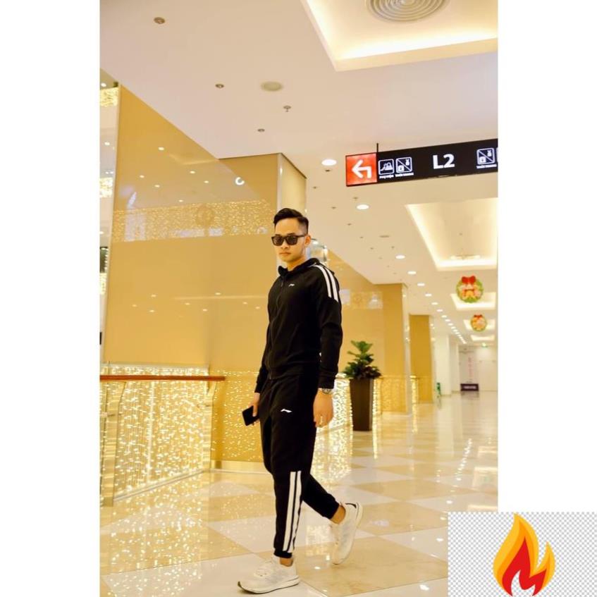 Bộ thể thao nam Lining bộ quần áo thể thao cap cấp 2021 -KJG()* ❕