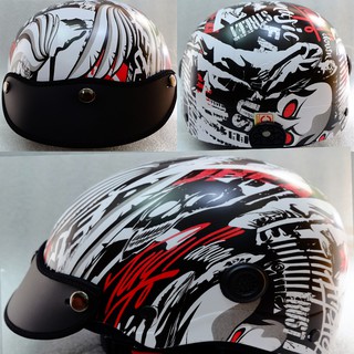 NÓN BẢO HIỂM NÓN SƠN TEM CHÙM KUTE - MẪU 8