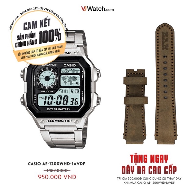 Đồng hồ Nam CASIO AE-1200WHD-1AVDF