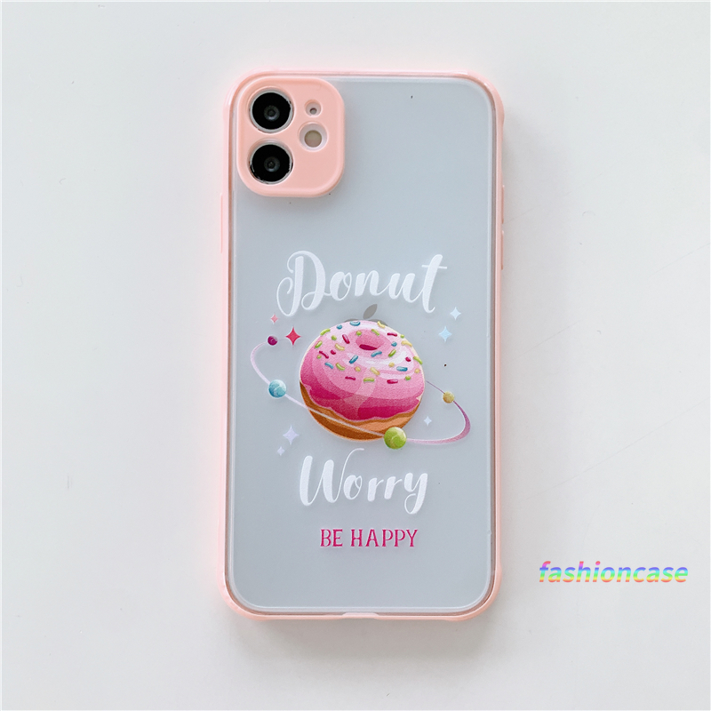 Ốp Lưng Matte Họa Tiết Bánh Macaron Dễ Thương Cho Xiaomi Redmi Note 9 8 7 7 Pro 7s Redmi 9 9c Nfc 8 8a Pro 8a