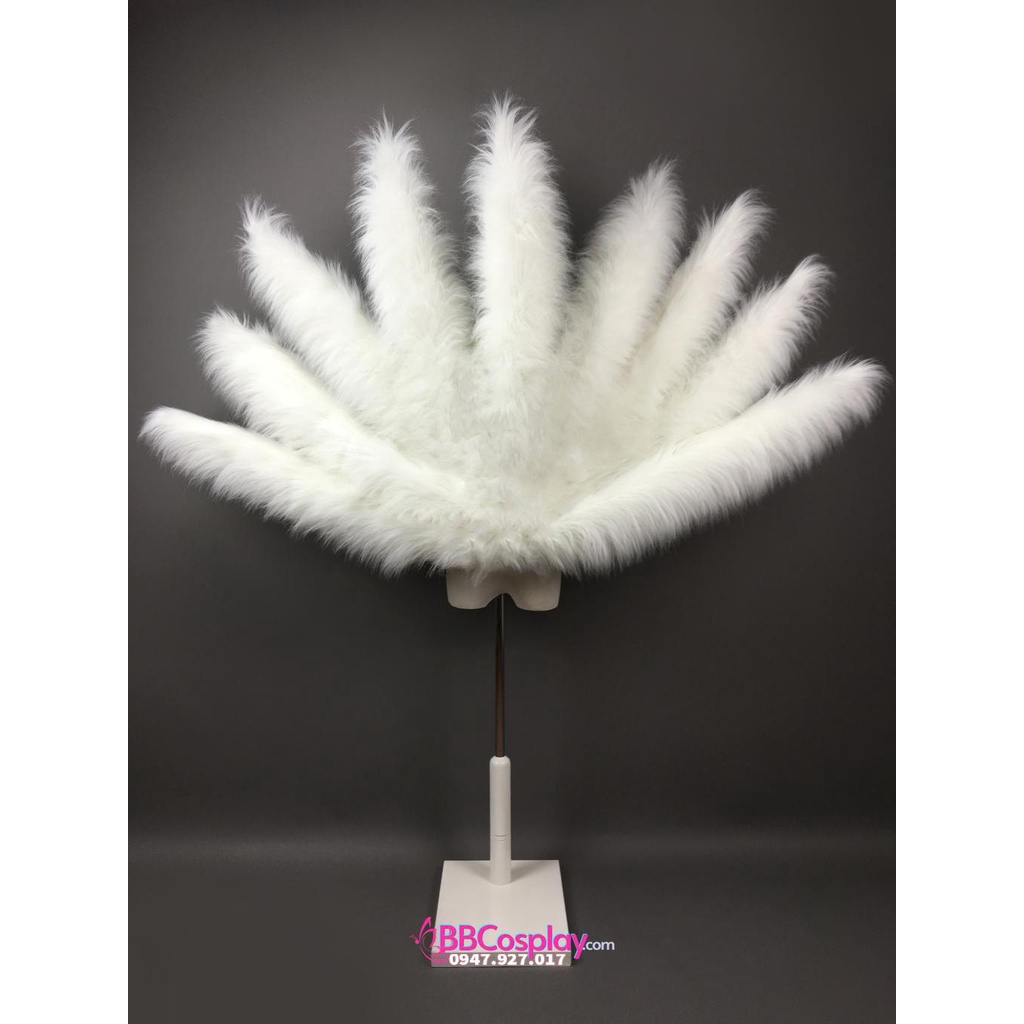 Set 9 Đuôi Hồ Ly - Hồ Ly Chín Đuôi Trắng Dài 100cm - 14968