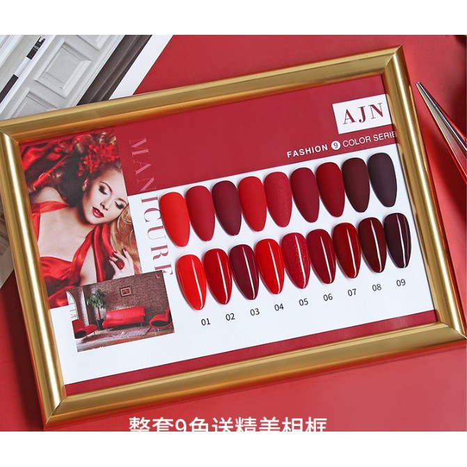 Sơn Gel AS RED| Mã AJN | Đỏ Cổ Điển