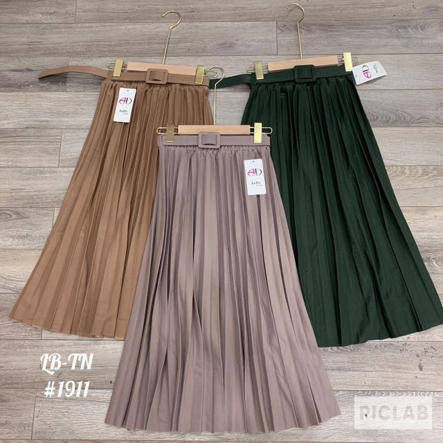 hân Váy Dáng Dài Xếp Ly Có Đai Phong Cách Thanh Lịch Dành Cho Nữ | BigBuy360 - bigbuy360.vn