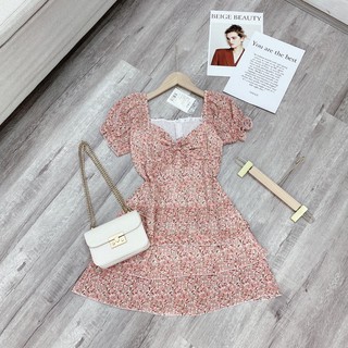 VÁY HOA NHÍ xinh chất liệu von lụa