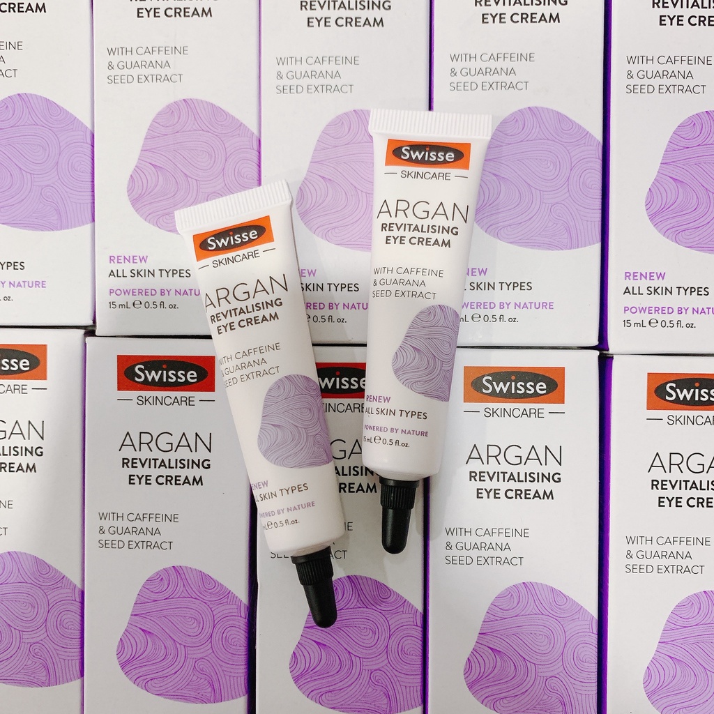 Kem chống lão hóa mắt Swisse Skincare Argan Revitalising Eye Cream 15ml