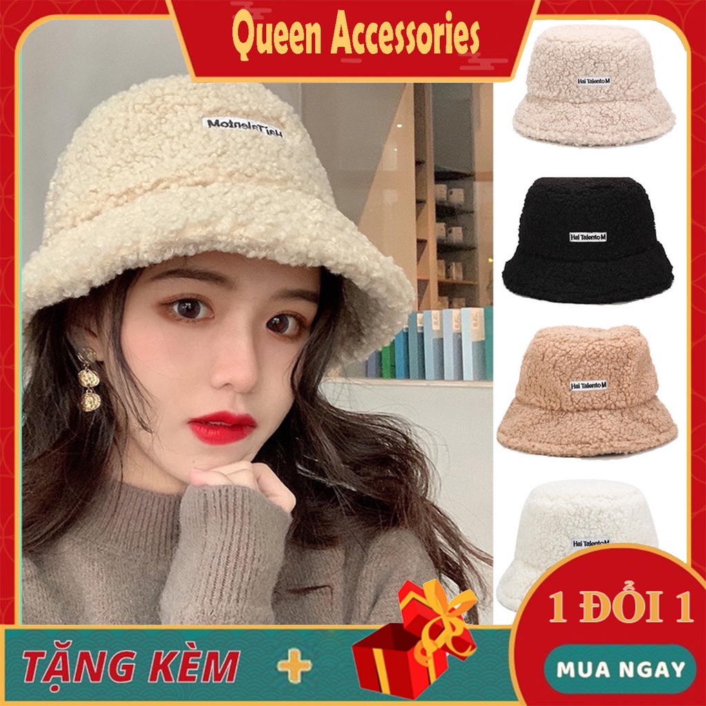 Mũ Bucket Nón Tai Bèo Vành Cụp Nón Lông Cừu Xù 384 Nhiều Màu Sắc Ulzzang Form Unisex Nam Nữ