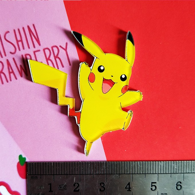 Huy Hiệu Cài Áo - Pin Cài Áo Cài Balo PIKACHU