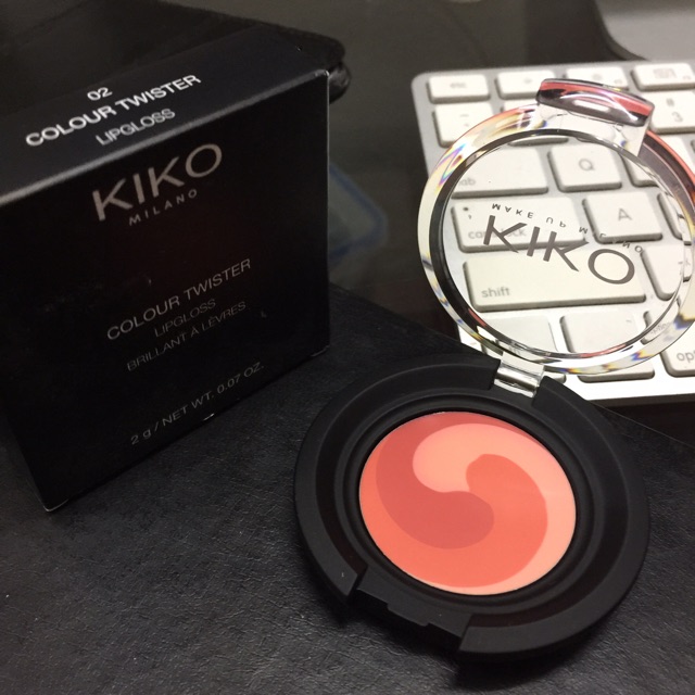 Son Kiko 3 màu lipgloss cam đào