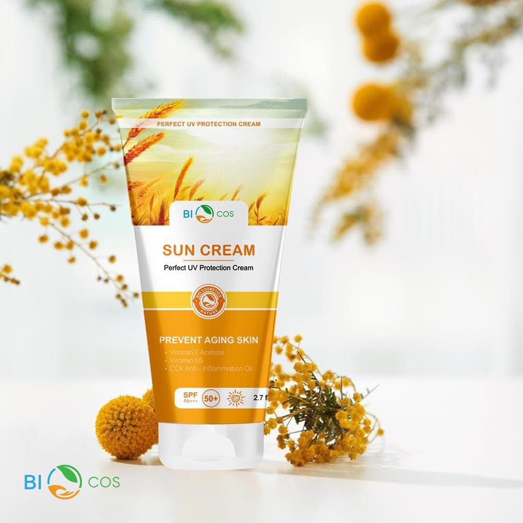 [ BIOCOS ] Kem chống nắng BIOCOS bảo vệ da khỏi các tác nhân môi trường, giảm lão hoá cho da SPF 50+++ 80g | BigBuy360 - bigbuy360.vn
