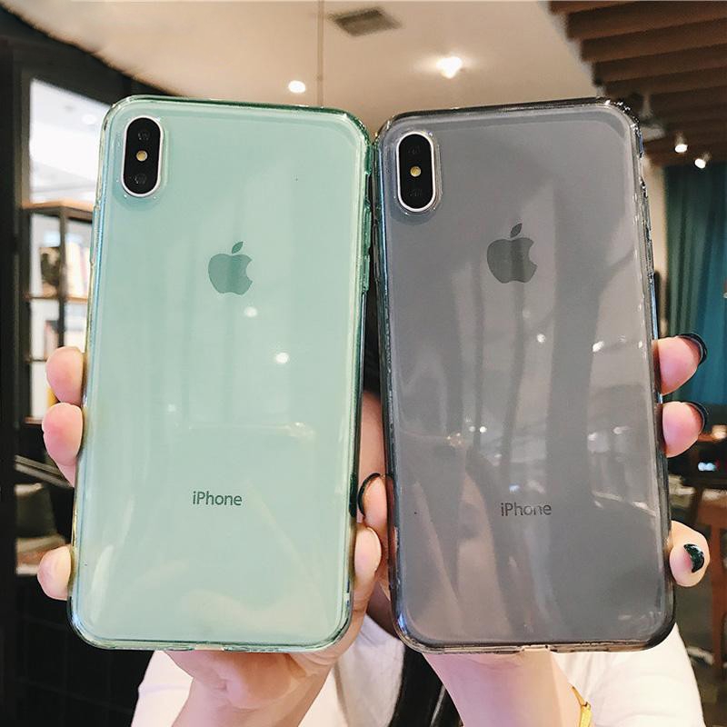 Ốp Điện Thoại Tpu Mềm Siêu Mỏng Trong Suốt 9 Màu Tùy Chọn Cho Iphonexr Xs X Xsmax 11 11pro Max 7 8 Plus 6 6s Plus