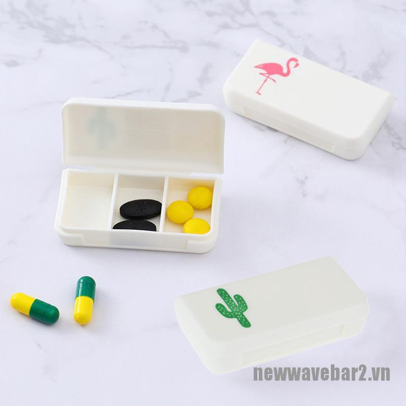 Hộp Đựng Thuốc mini 3 Ngăn Tiện Lợi Khi Đi Du Lịch