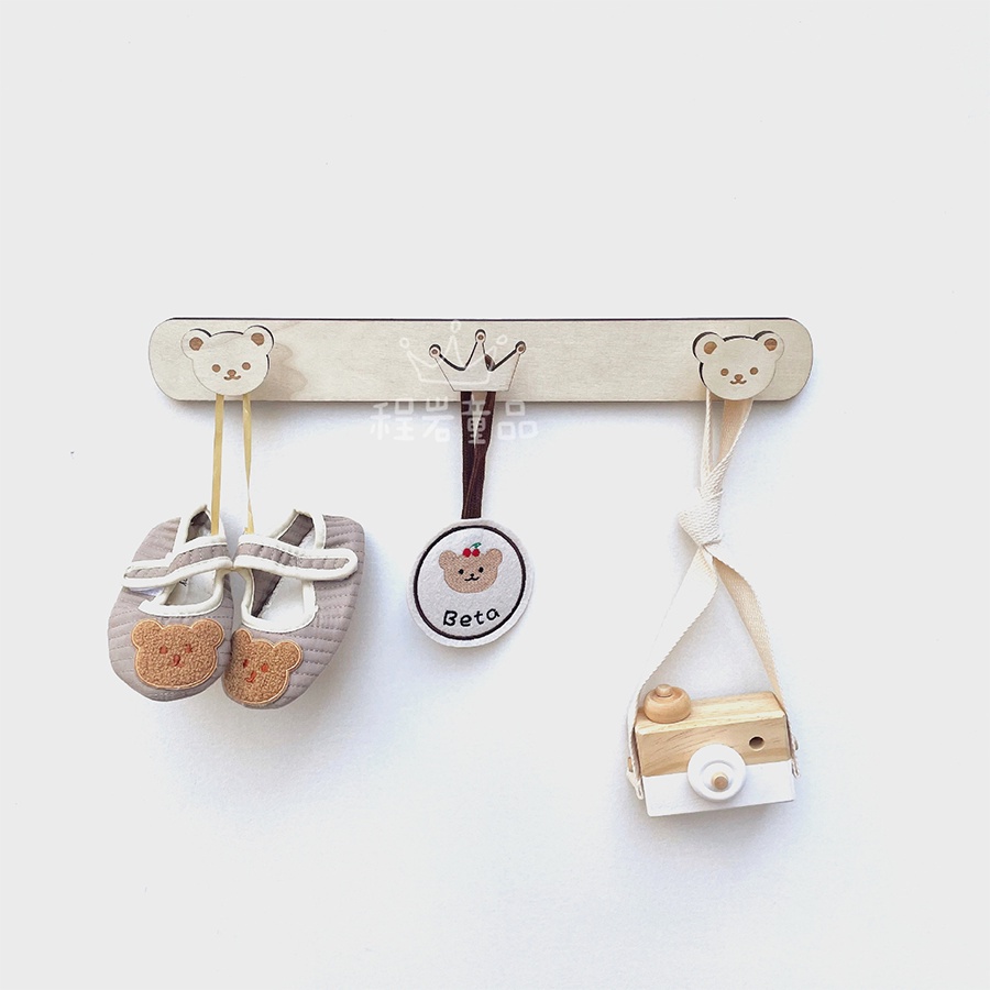 Móc gấu Treo Tường - Móc Treo Trang Trí phong cách vintage hàn quốc cho bé MTQA ongvobe