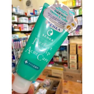 Sữa rửa mặt dành cho da mụn Senka perfect whip acne care 