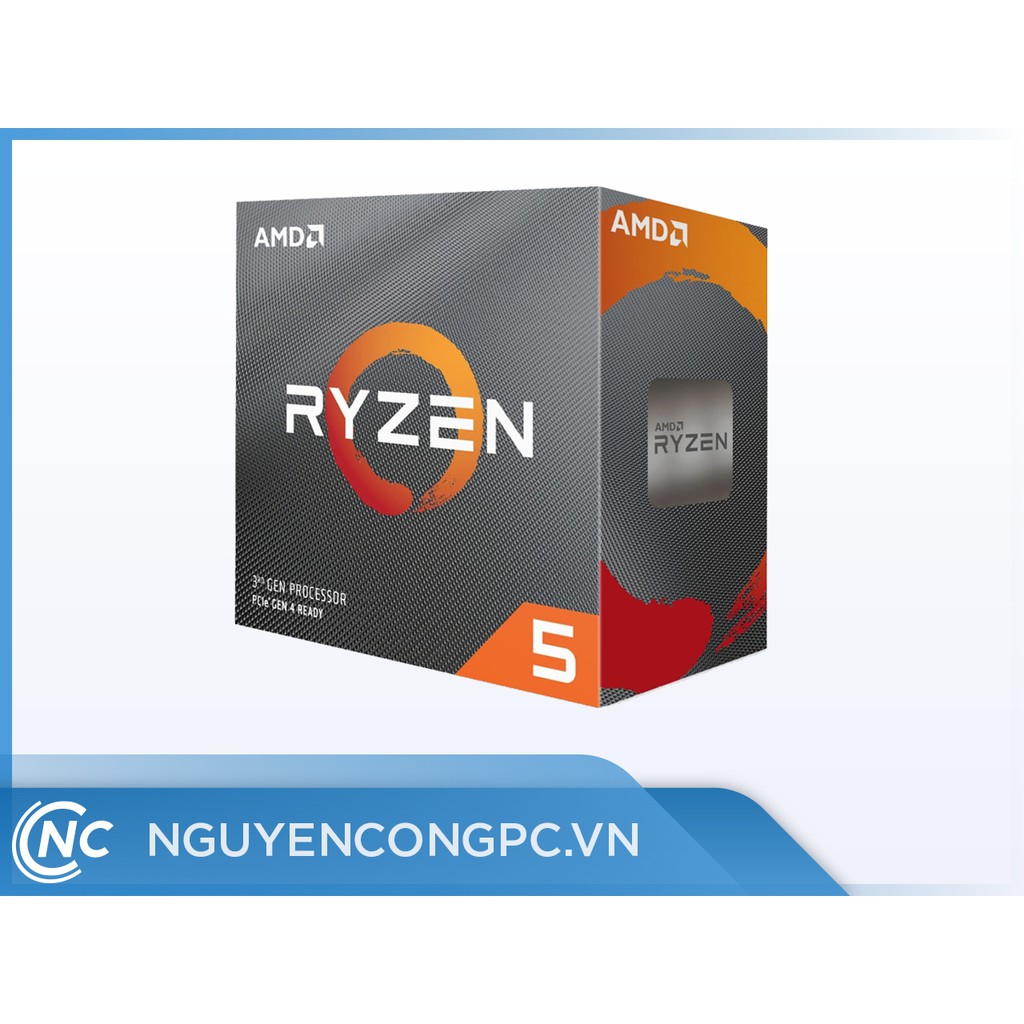 CPU-Bộ Vi Xử Lý AMD RYZEN 5 3600 Chính Hãng (3.6GHz turbo up to 4.2GHz, 6 nhân 12 luồng, 32MB Cache, 65W)-Socket AM4