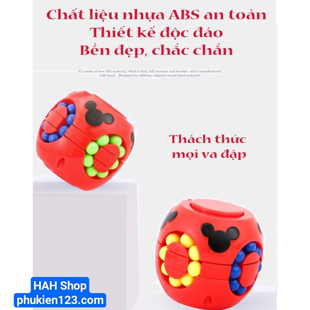 Đồ chơi Quả cầu rubik Ma thuật hình Khối lập phương cầu vồng giúp phát triển tư duy trí tuệ cho trẻ - TE03