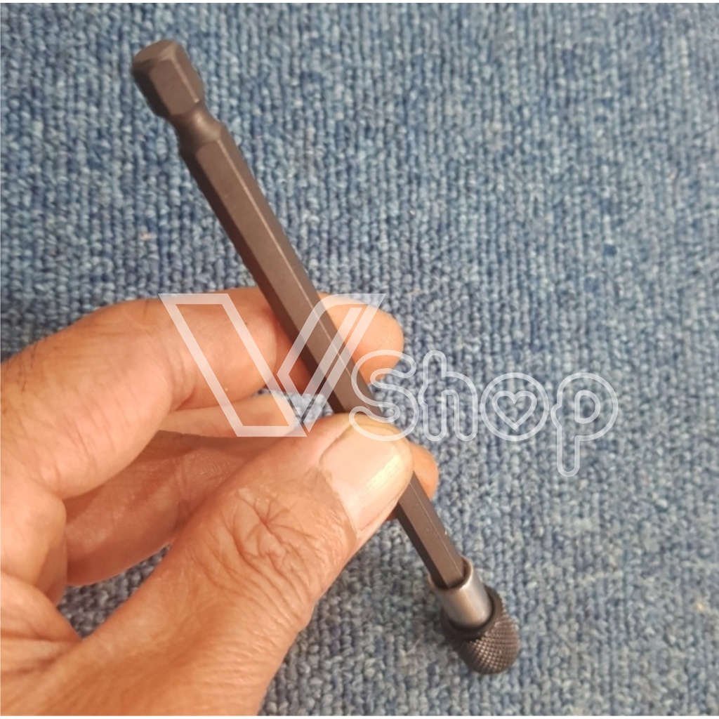 Que bắn vít, cán dài. Que nối 15cm, dùng cho máy bắnvít, máy khoan