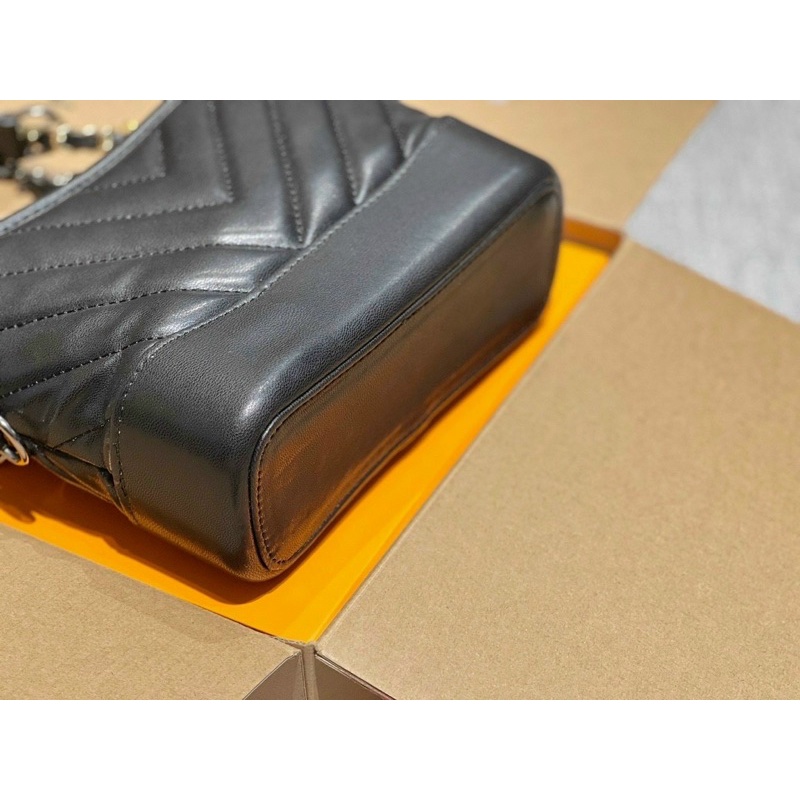 Túi xách nữ đeo chéo 2 dây hobo trần v size 20Freeship