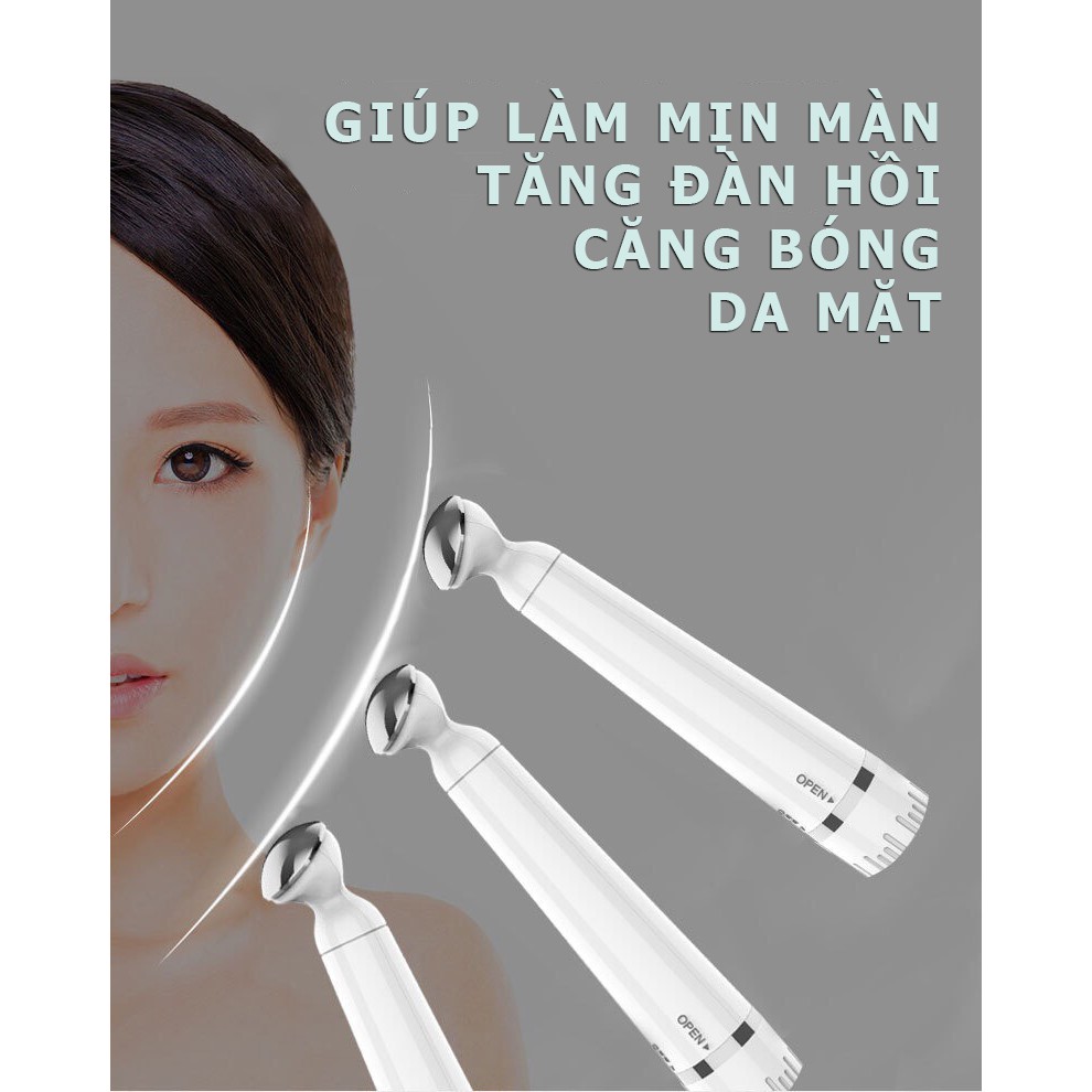 Máy Massage Vùng Mắt Làm Đẹp Tăng Cường Hấp Thu Kem Và Serum Tốt Cho Da Giúp Da Sáng Mịn Chống Lão Hóa