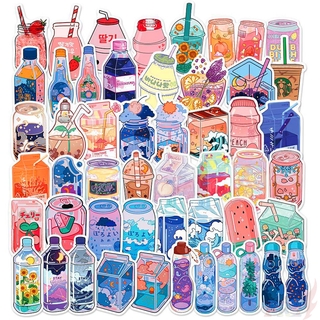 50Pcs/Set ❉ Delicious Drink Series 01：I Want A Drink Stickers ❉ DIY Fashion Mixed Waterproof Doodle Decals Stickers