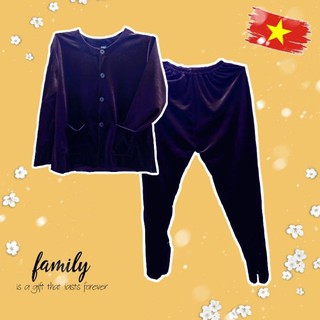 [ĐẶC BIỆT GIẢM GIÁ] Bộ quần áo nhung bà ba Việt dành cho bà, mẹ, người lớn tuổi