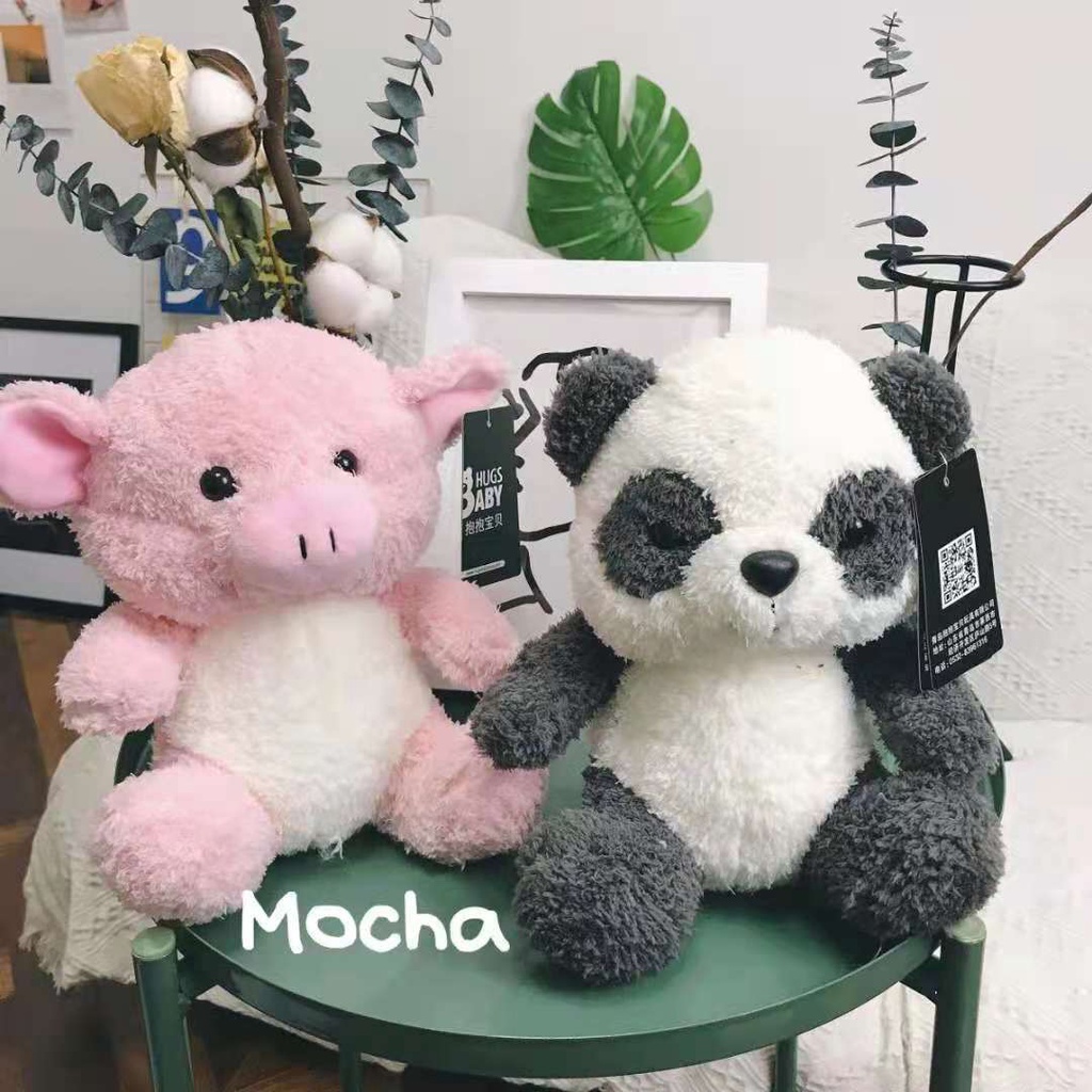 Thú nhồi bông hình gấu trúc đáng yêu mềm mại