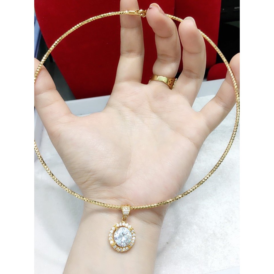 Kiềng nữ mạ vàng