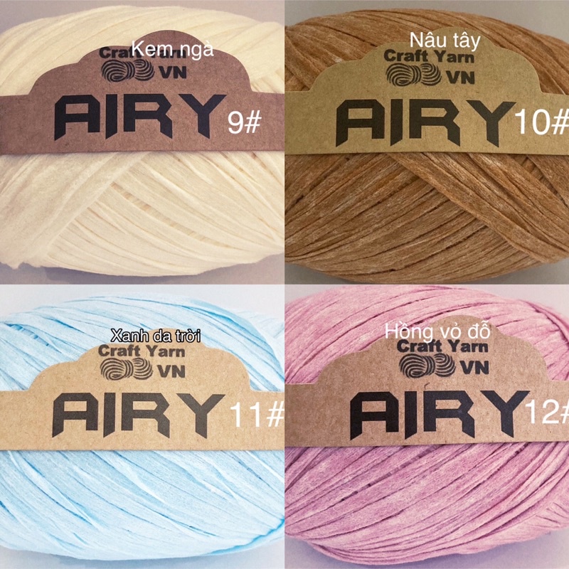 Sợi móc túi-nón Airy