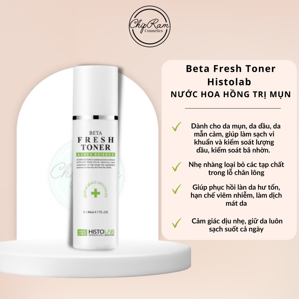 NƯỚC HOA HỒNG DÀNH CHO DA DẦU MỤN, DA NHẠY CẢM BETA FRESH TONER