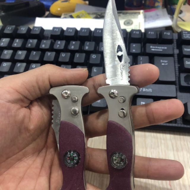 Dao xếp có la bàn 18cm du lịch