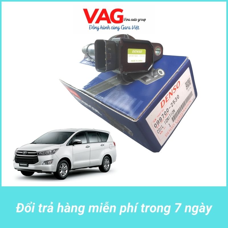 [Chính hãng] Bobin đánh lửa DENSO - Innova, Fortuner, Prado,… 099700-2530