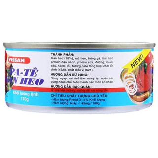 Pate gan heo Vissan 170g