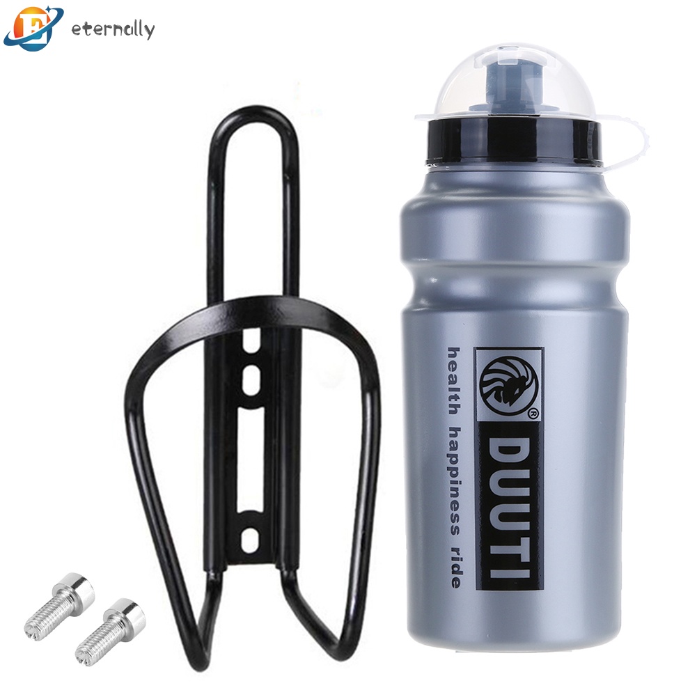 Bình nước DUUTI 500ml kèm lồng đỡ bình nước và vít gắn xe đạp leo núi