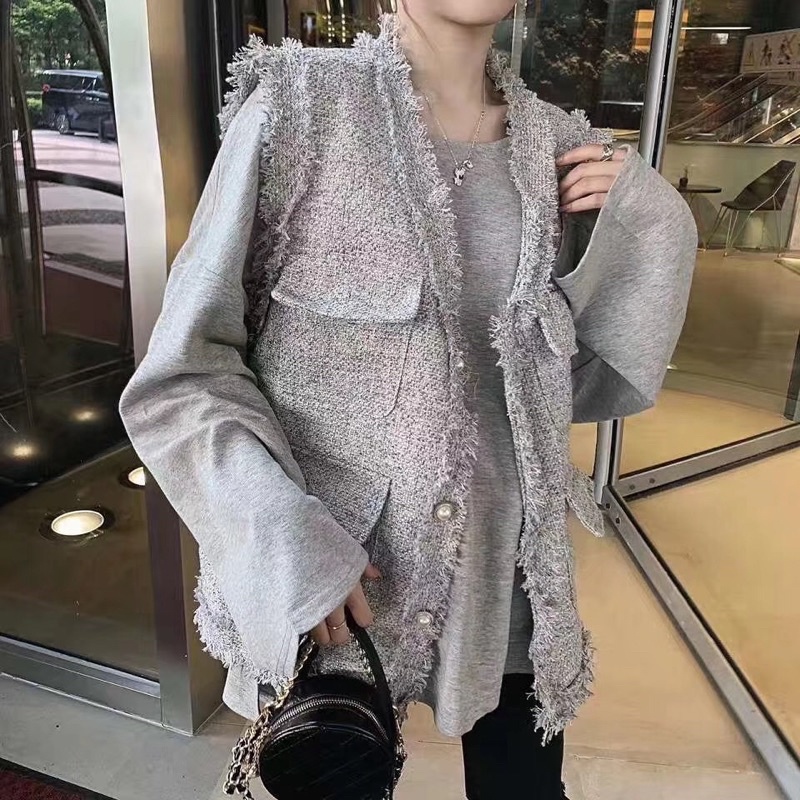 Sét Áo nỉ mỏng mix gile