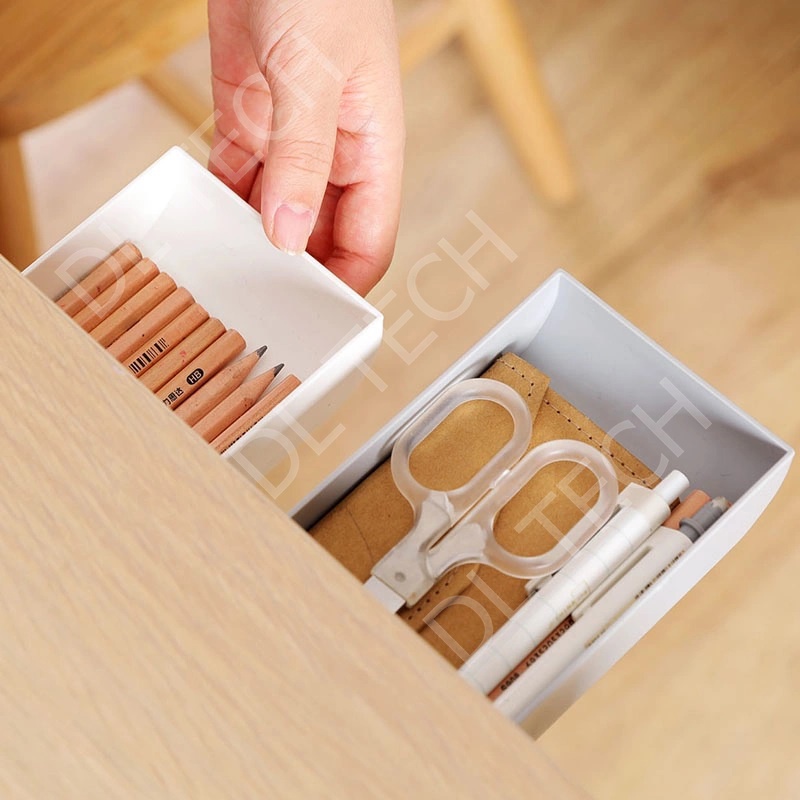 Hộc dán ngăn kéo dán gầm bàn mini để đồ tiện ích cực gọn gàng mã NK DL TECH