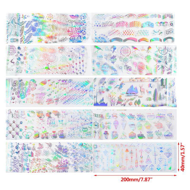 Cuộn băng dính kim tuyến dùng để trang trí móng nghệ thuật