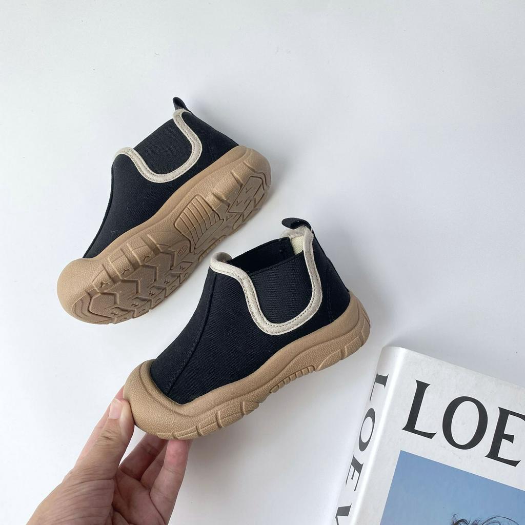 Giày thể thao canvas cổ cao cho bé G845