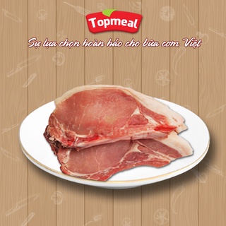 HCM - Sườn cốt lết heo Topmeal (500g) - Thích hợp với các món nướng, rim, ram, chiên, áp chảo,... - [Giao nhanh TPHCM]