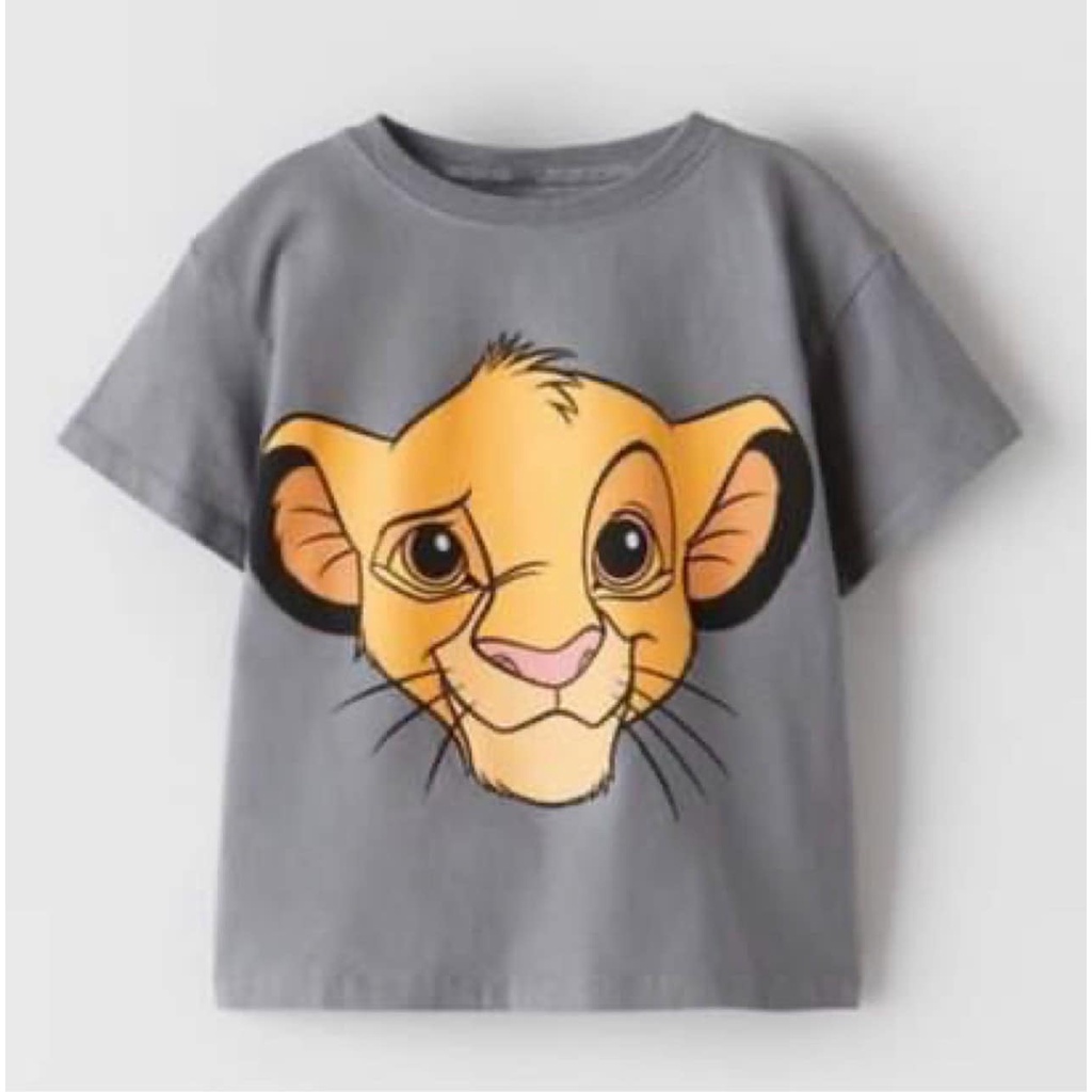 Áo phông bé trai sét 2 áo hổ simba chất cotton 4 chiều mềm mịn thấm hút tốt