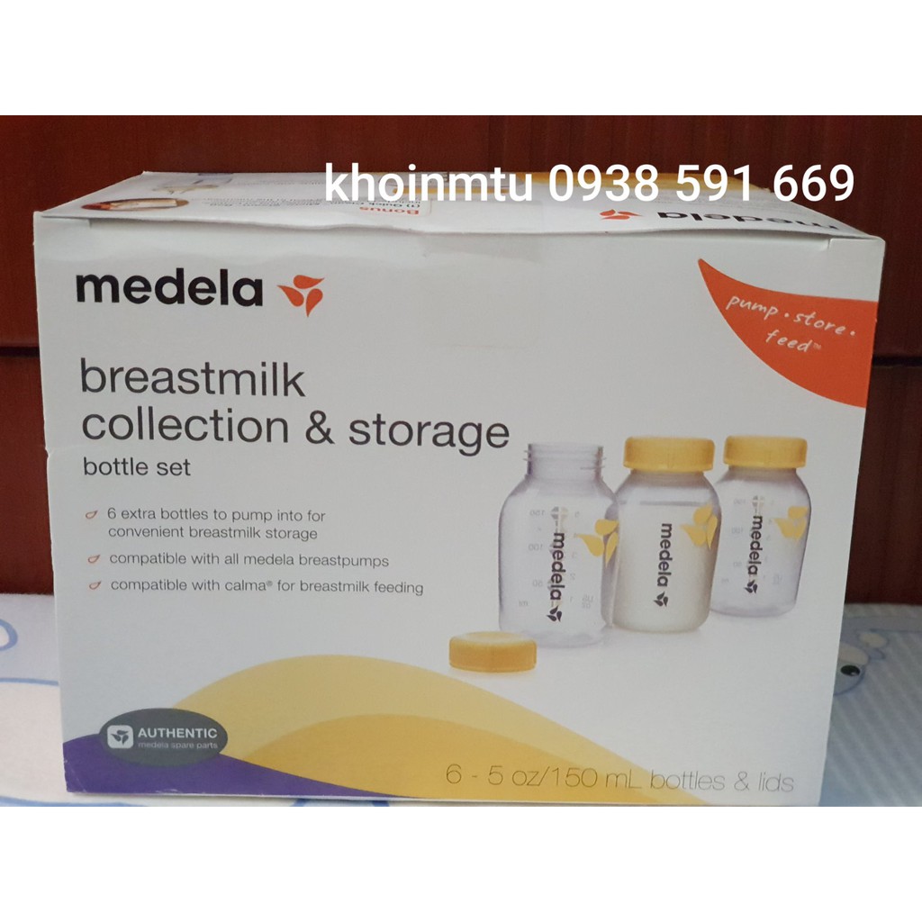 Bình trữ sữa Medela 150ml chính hãng, hàng xách tay từ Mỹ