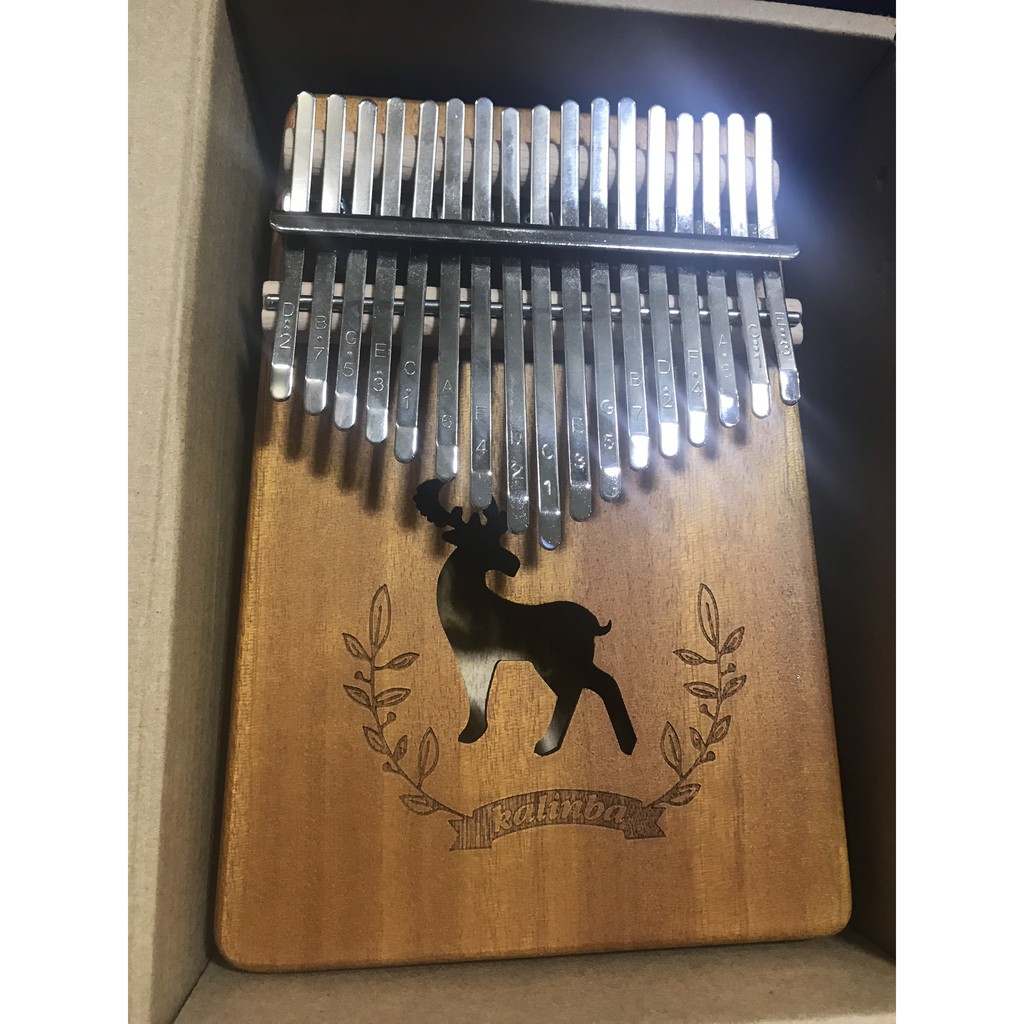 Đàn piano Kalimba bằng gỗ 17 phím sử dụng bằng ngón tay cái - Đàn Kalimba 17 Phím Bằng Gỗ