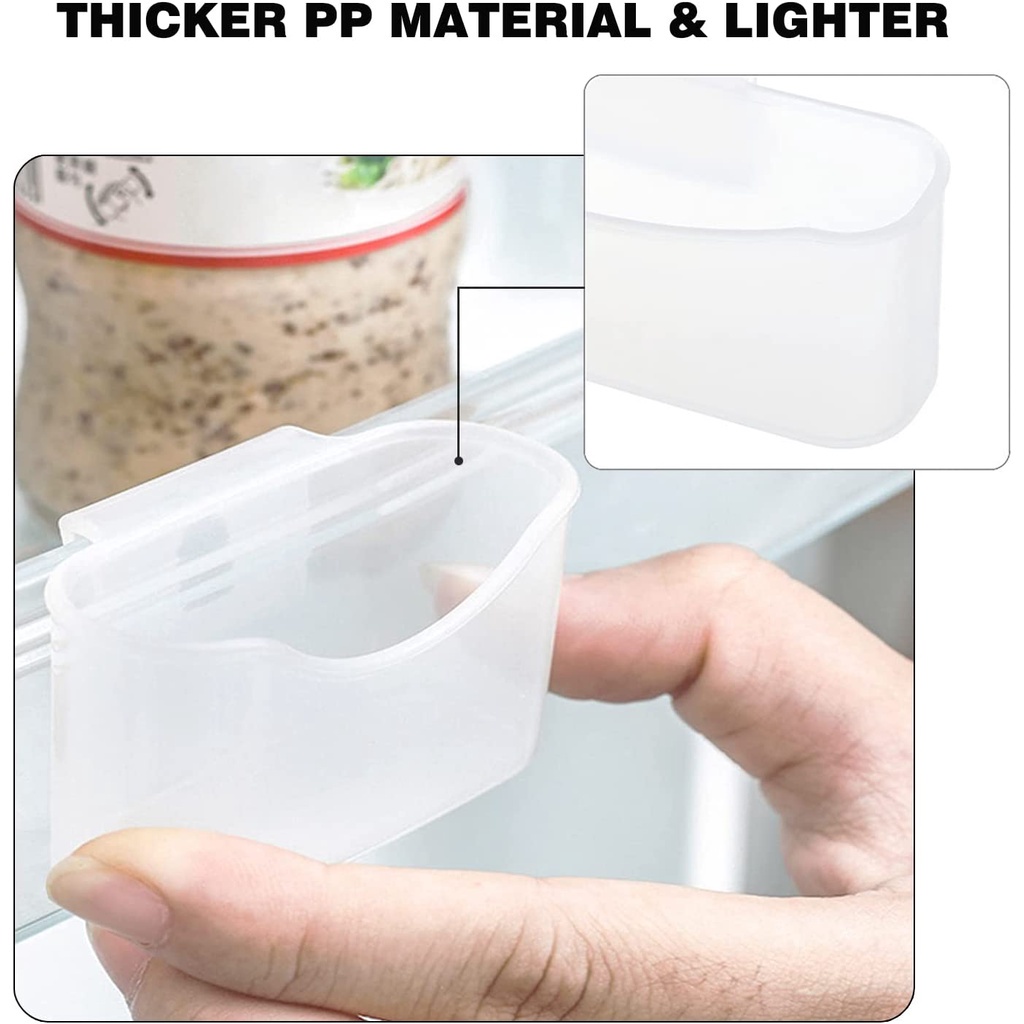 Hộp Đựng Gia Vị Mini Trong Suốt Đa Năng Cho Tủ Lạnh