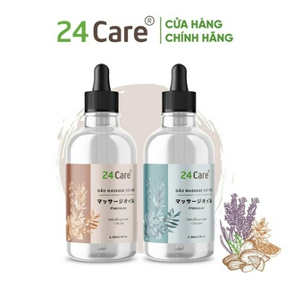 Combo 2 chai tinh dầu massage gợi cảm quyến rũ 24Care cho Nam + Nữ (30ml/1chai)