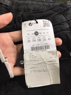 Quần bsk sz 36
