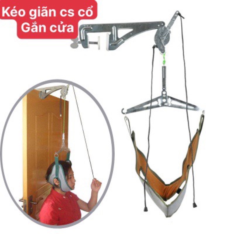 Kéo giãn cột sống cổ gắn cửa