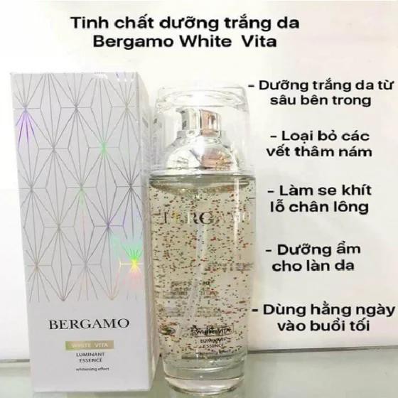 Tinh Chất Dưỡng Trắng Da , Cấp Ẩm Bergamo white vita luminant essence 110ml