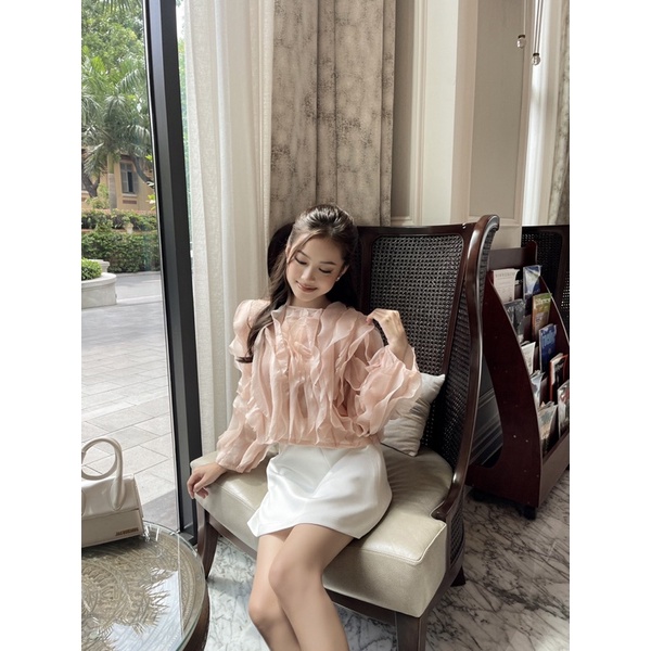 DE M’AIMER - áo ELSIE hồng xinh xắn