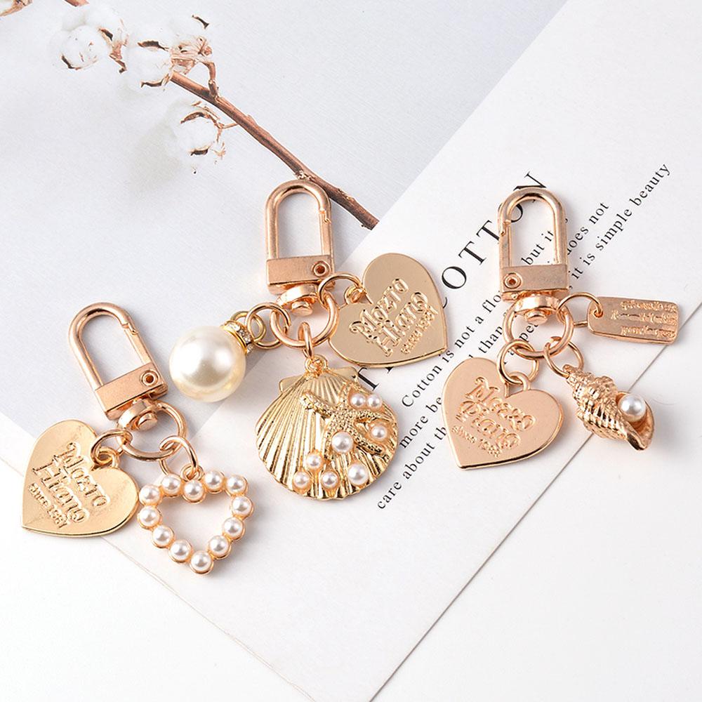 LANFY Móc Khóa Hình Vỏ Sò Dễ Thương
