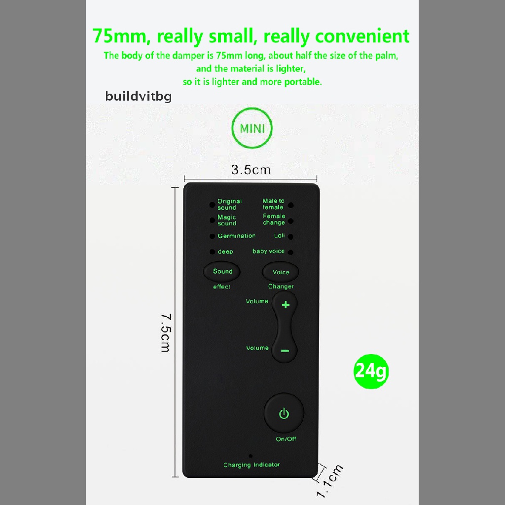 Thiết Bị Thay Đổi Giọng Nói 7 Âm Thanh Khác Nhau Cho Máy Tính / Laptop / Máy Tính Bảng